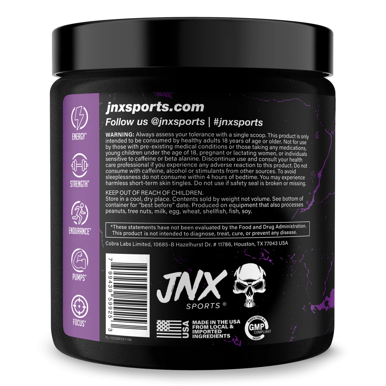 The Curse Pre Entreno 50 Servicios by JNX Sports