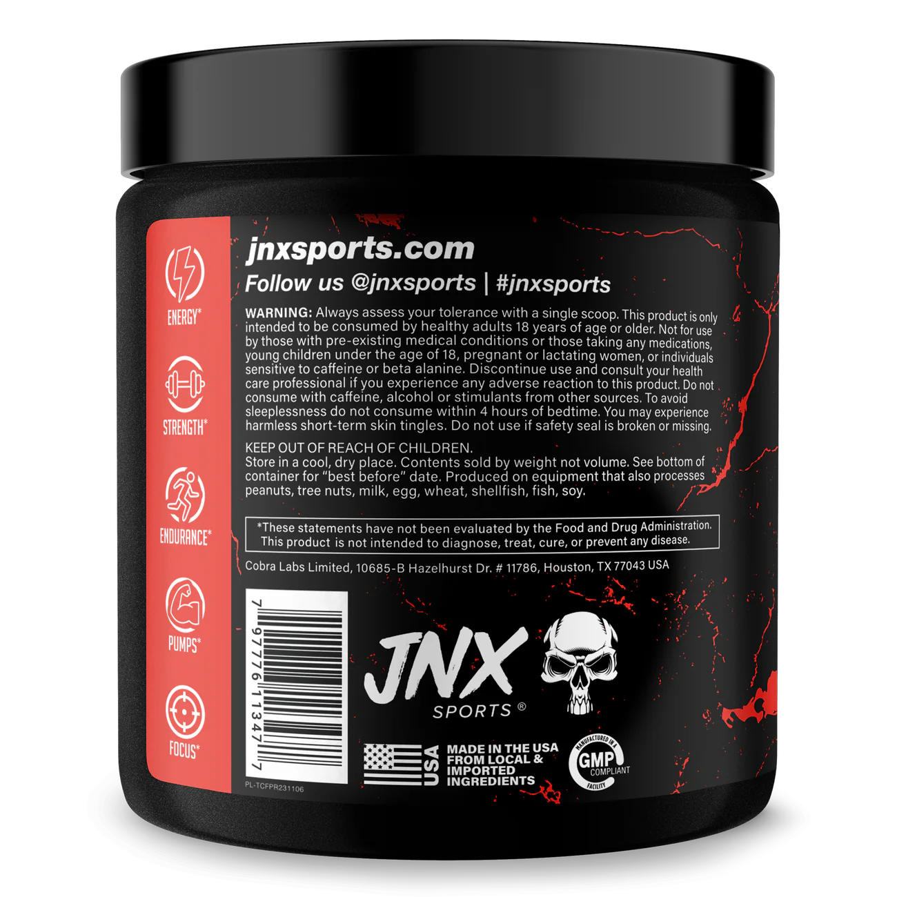 The Curse Pre Entreno 50 Servicios by JNX Sports