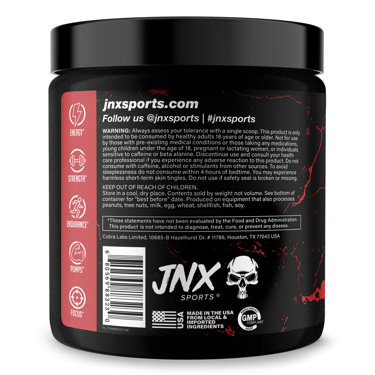 The Curse Pre Entreno 50 Servicios by JNX Sports