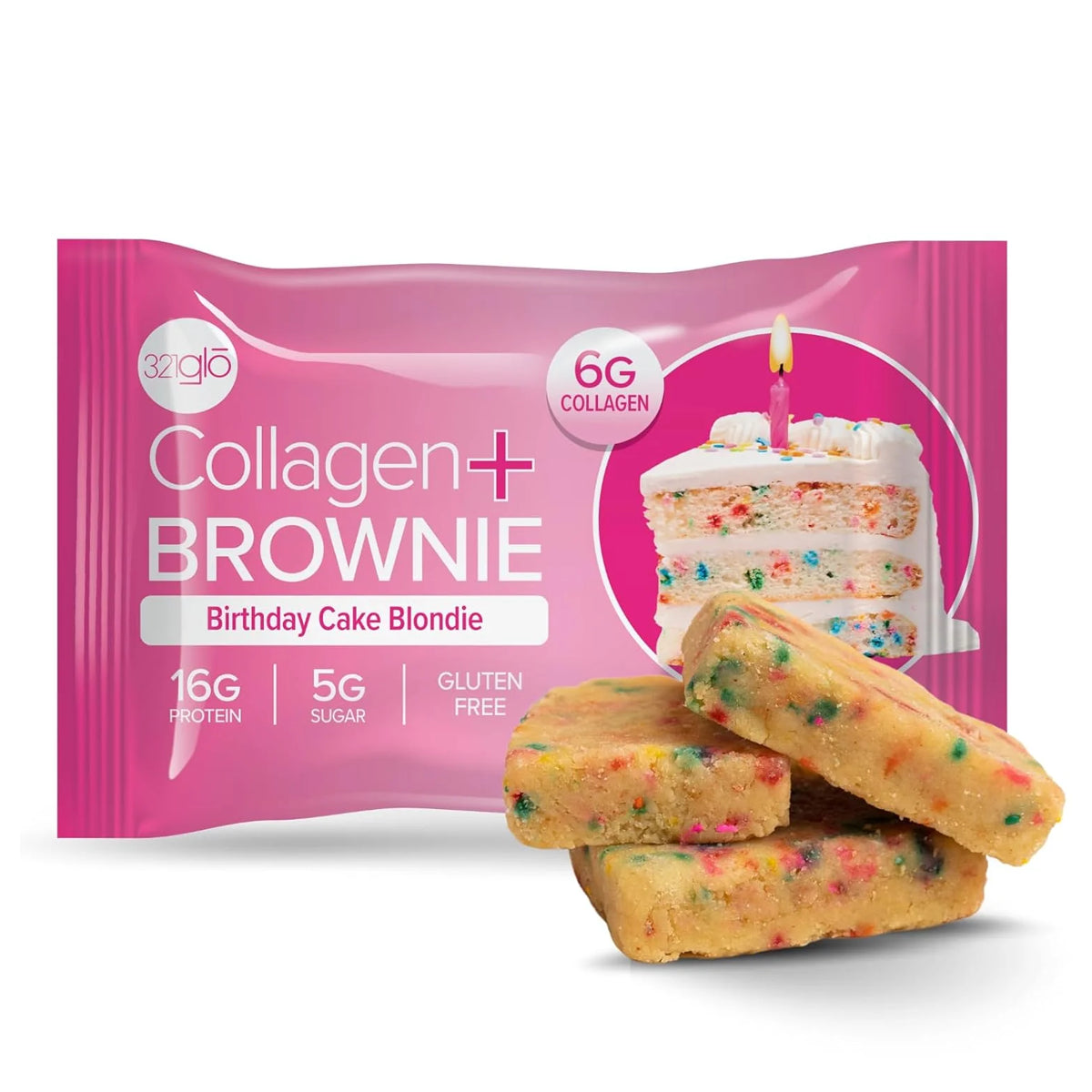 12 Pack Brownie de Chocolate + Colágeno by 321GLO