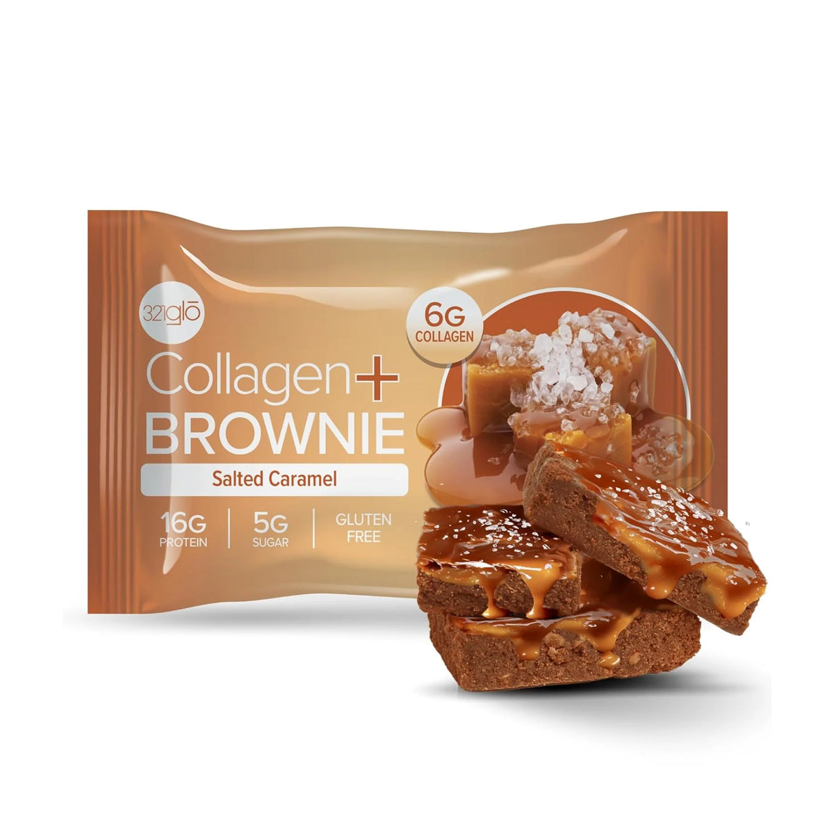 12 Pack Brownie de Chocolate + Colágeno by 321GLO