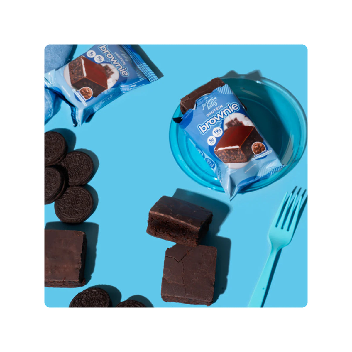 12 Pack Prime Bites Brownie de Proteina + Colágeno by ALPHAPRIME