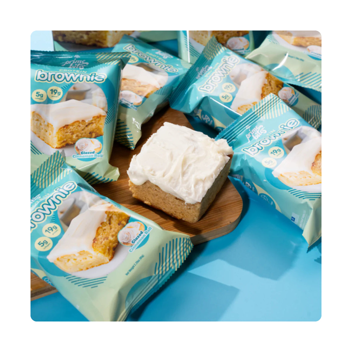 12 Pack Prime Bites Brownie de Proteina + Colágeno by ALPHAPRIME
