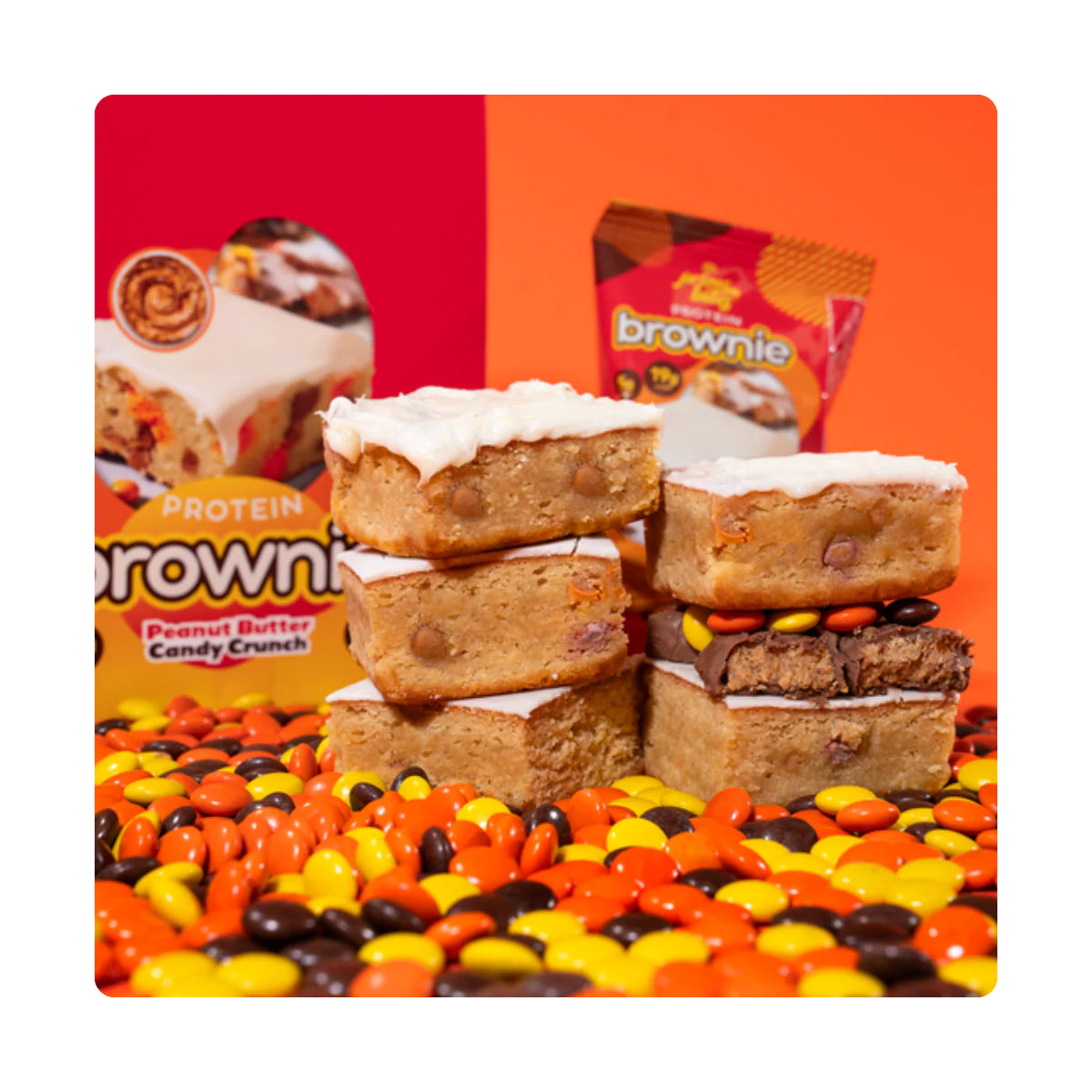 12 Pack Prime Bites Brownie de Proteina + Colágeno by ALPHAPRIME