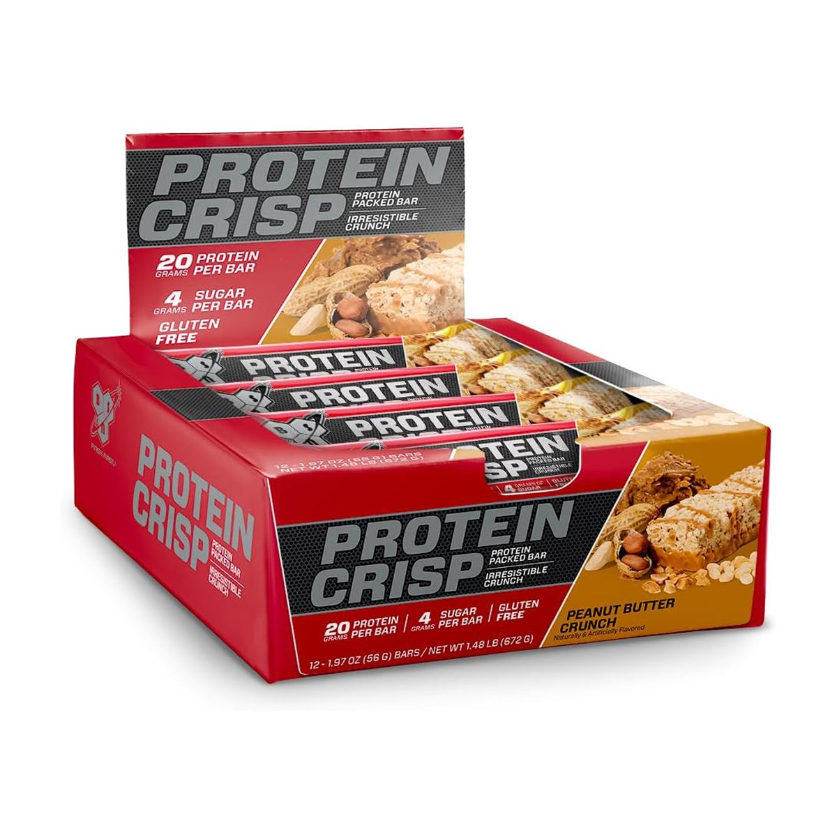 12 Pack Barra de Proteina Crisp by BSN
