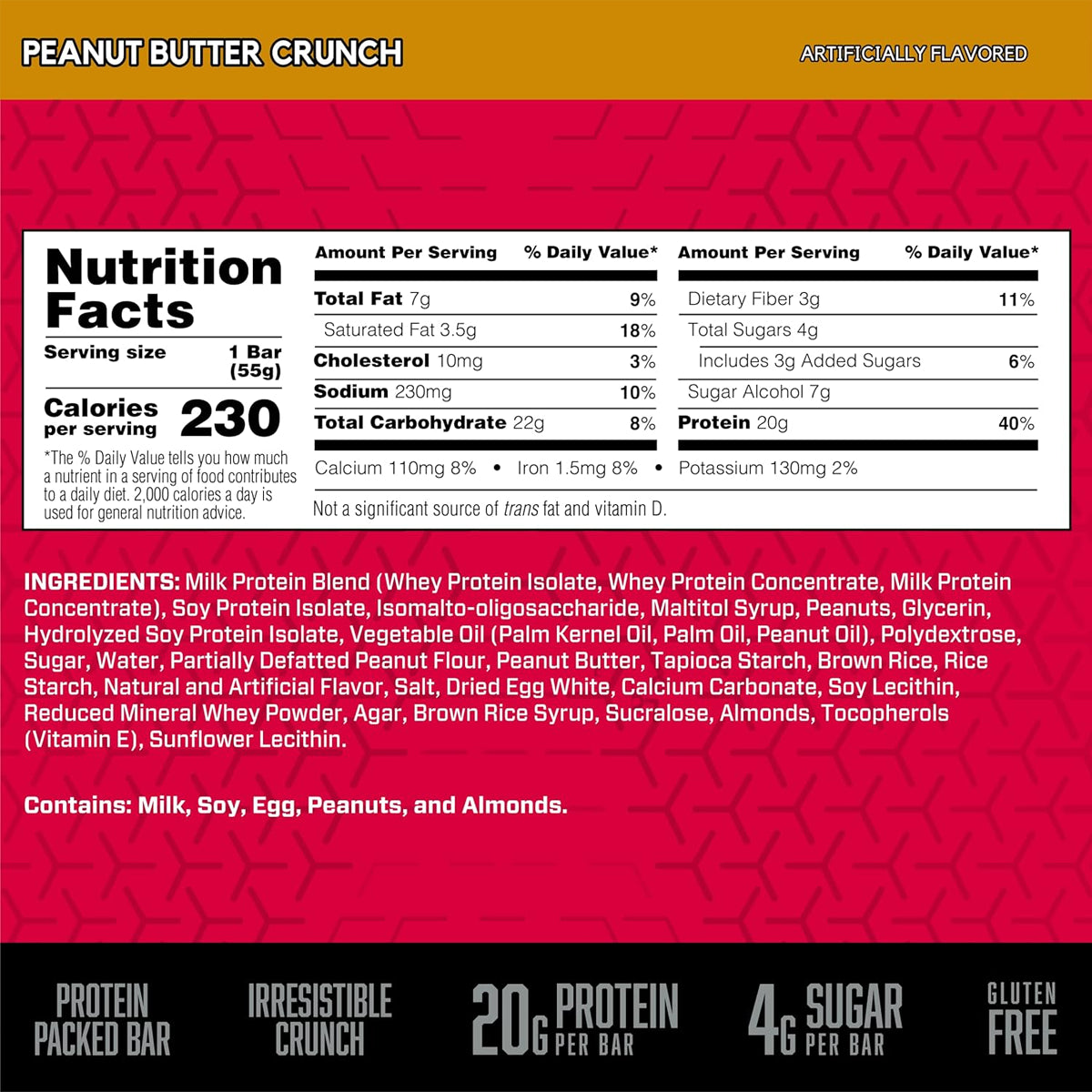 12 Pack Barra de Proteina Crisp by BSN