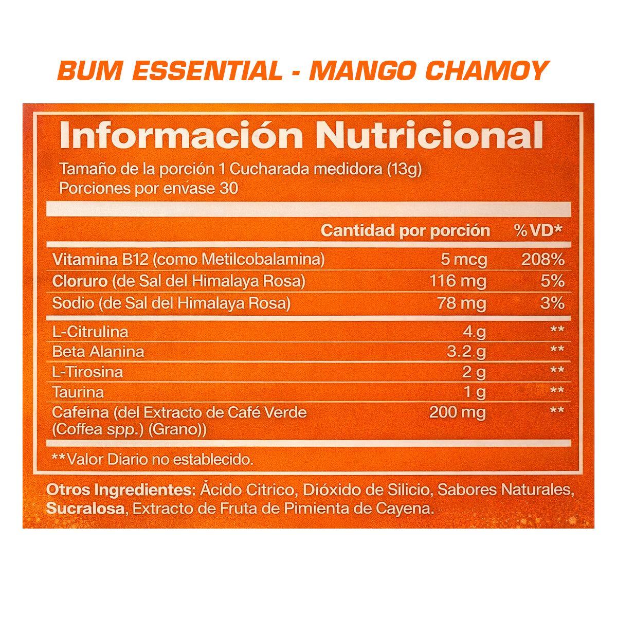 CBUM Essential Pre Entreno 30 Servicios by RAW
