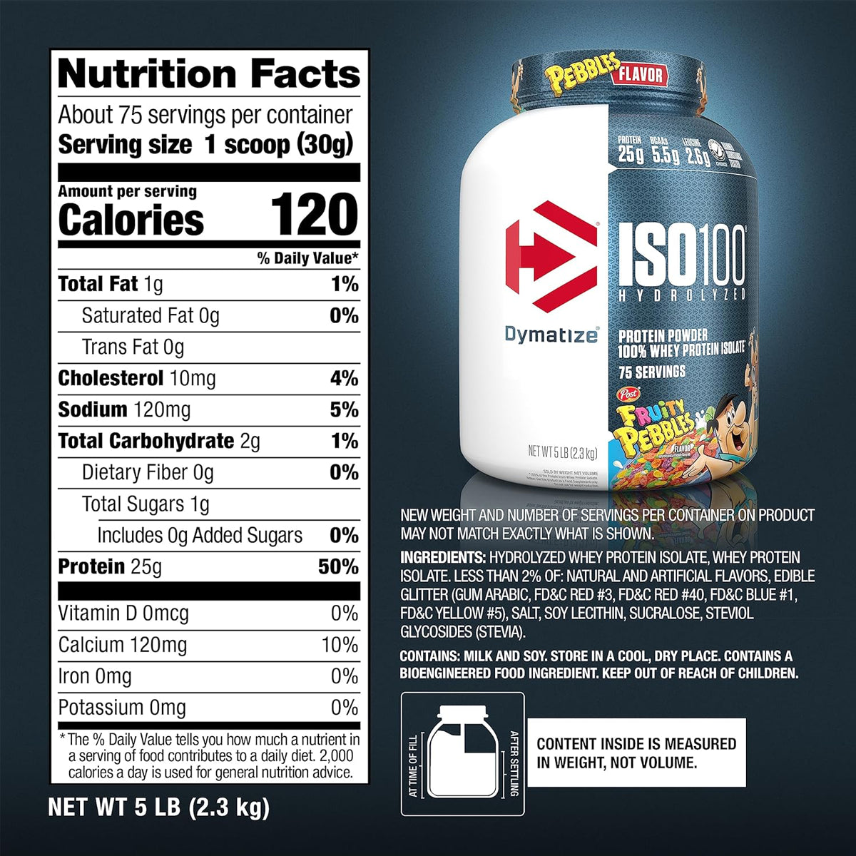 Proteina ISO100 5 LBS by DYMATIZE