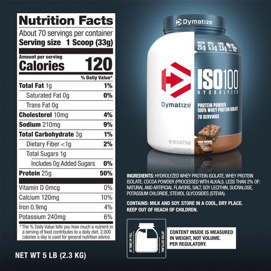 Proteina ISO100 5 LBS by DYMATIZE