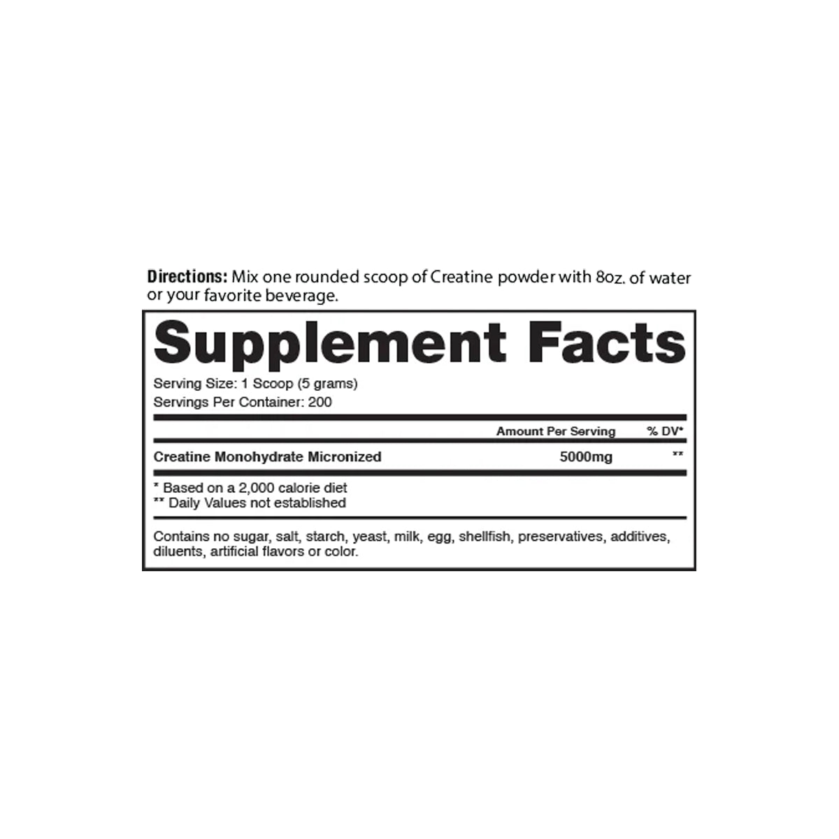 Creatina Micronizada 1 KG by DRAGON PHARMA