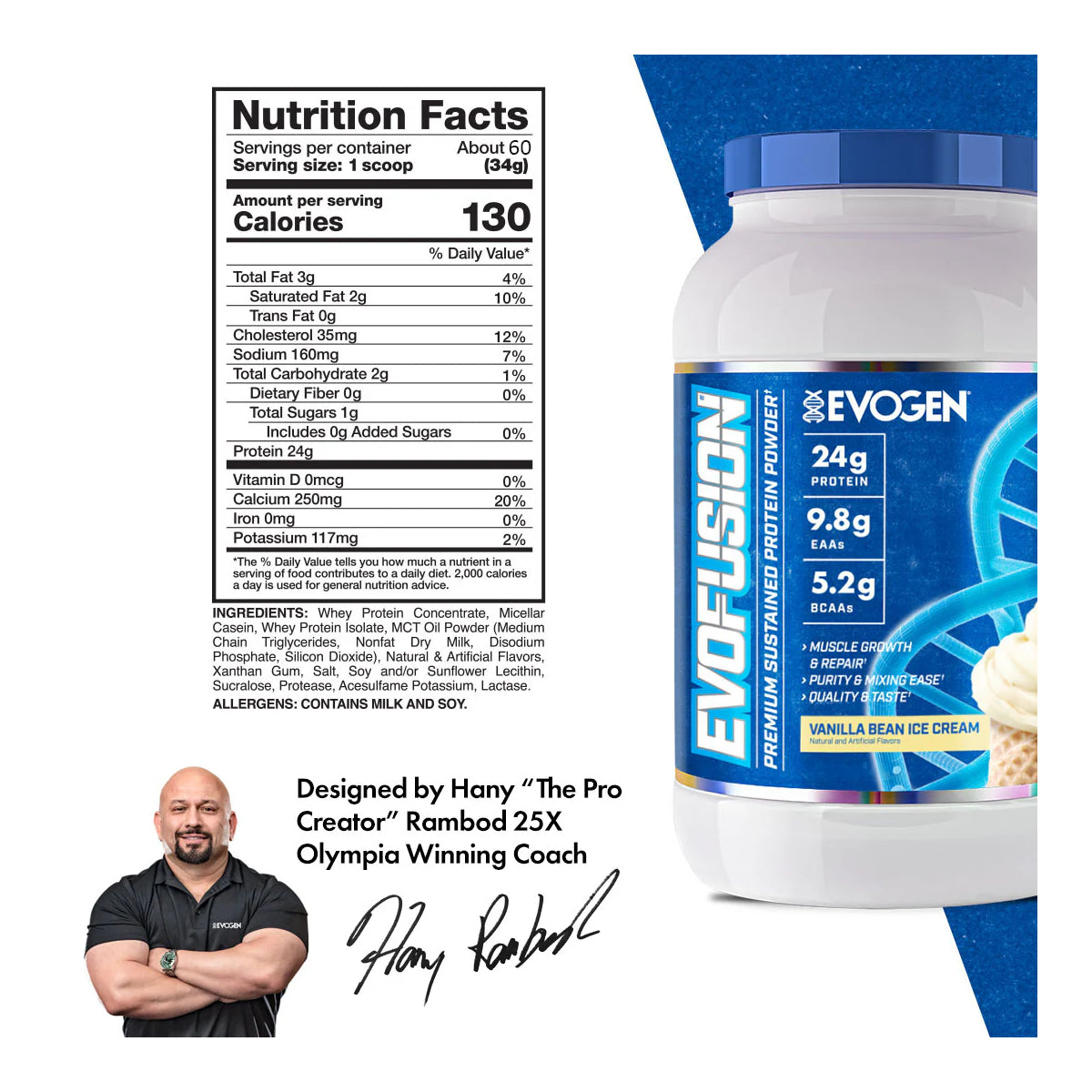 Proteina Evofusion 4 Lbs aprox by EVOGEN