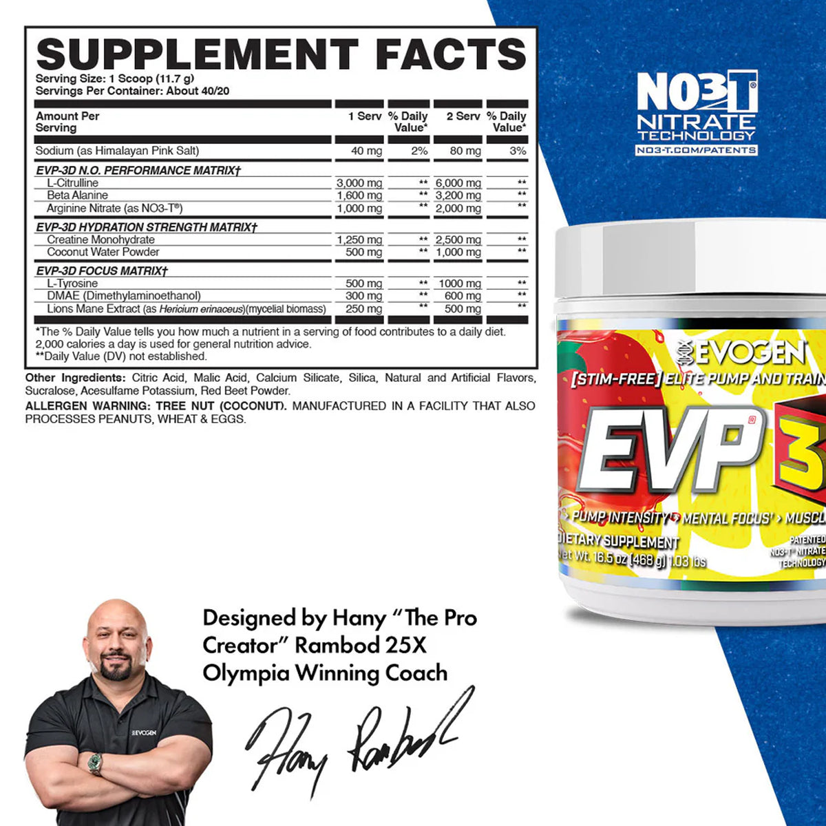 EVP 3D Sin Estimulantes by EVOGEN