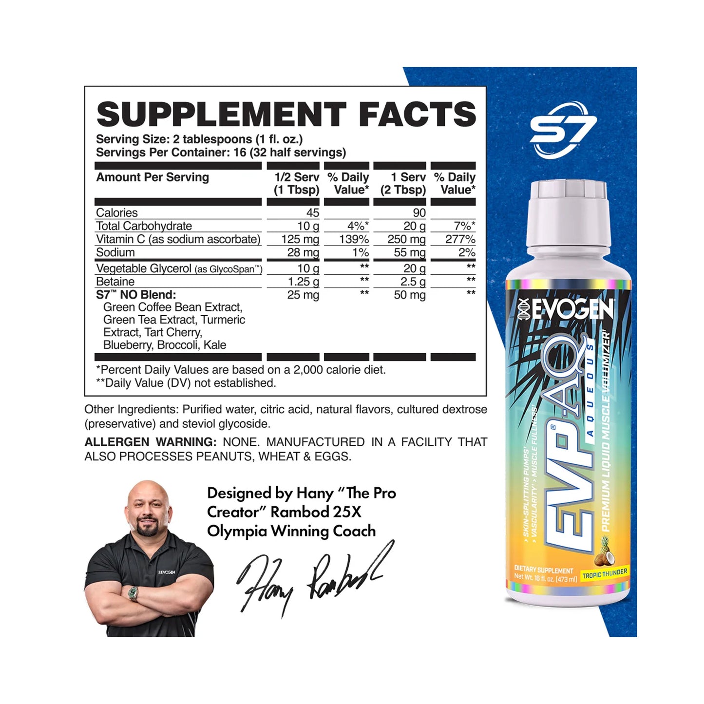 EVP AQ Liquido Glycerol 16 OZ by EVOGEN