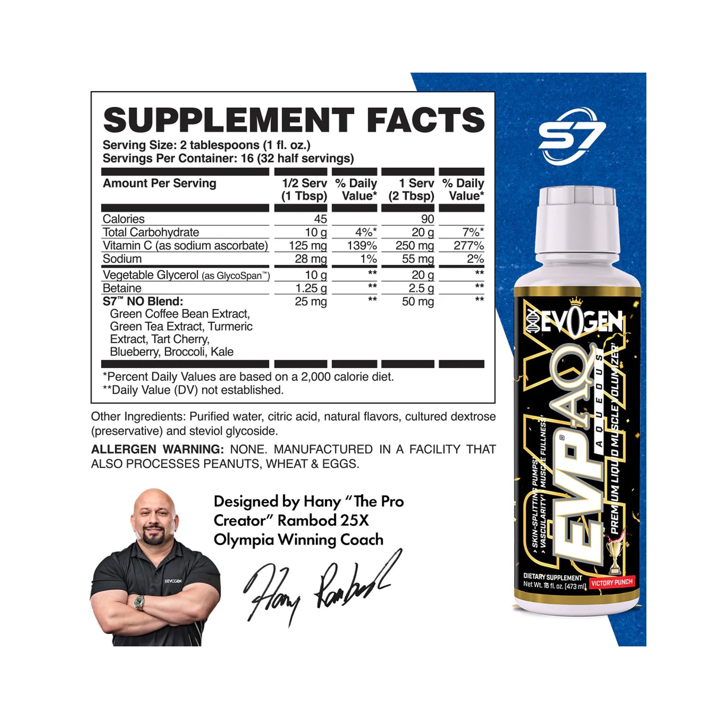 EVP AQ Liquido Glycerol 16 OZ by EVOGEN
