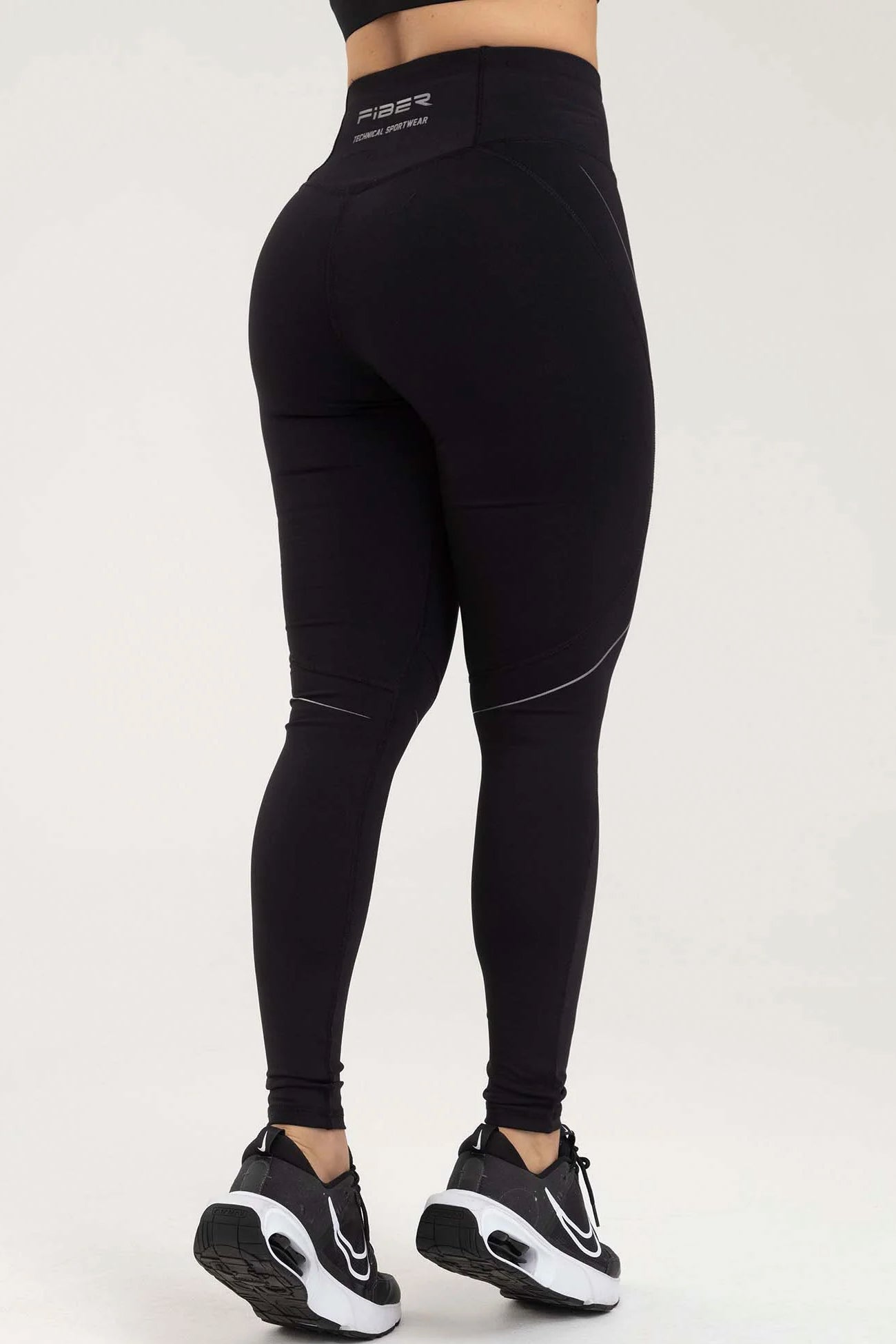 Leggings Colombiano Saturn Black Silver by FIBER