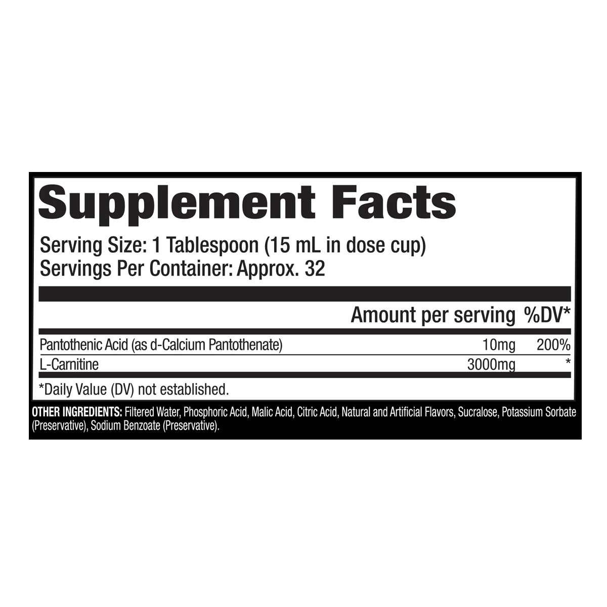 L-Carnitina 16 oz by GAT