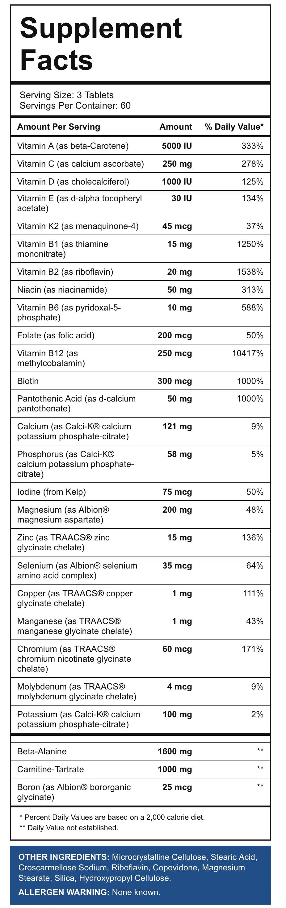 Multivitamínico ANAVITE by GASPARI NUTRITION