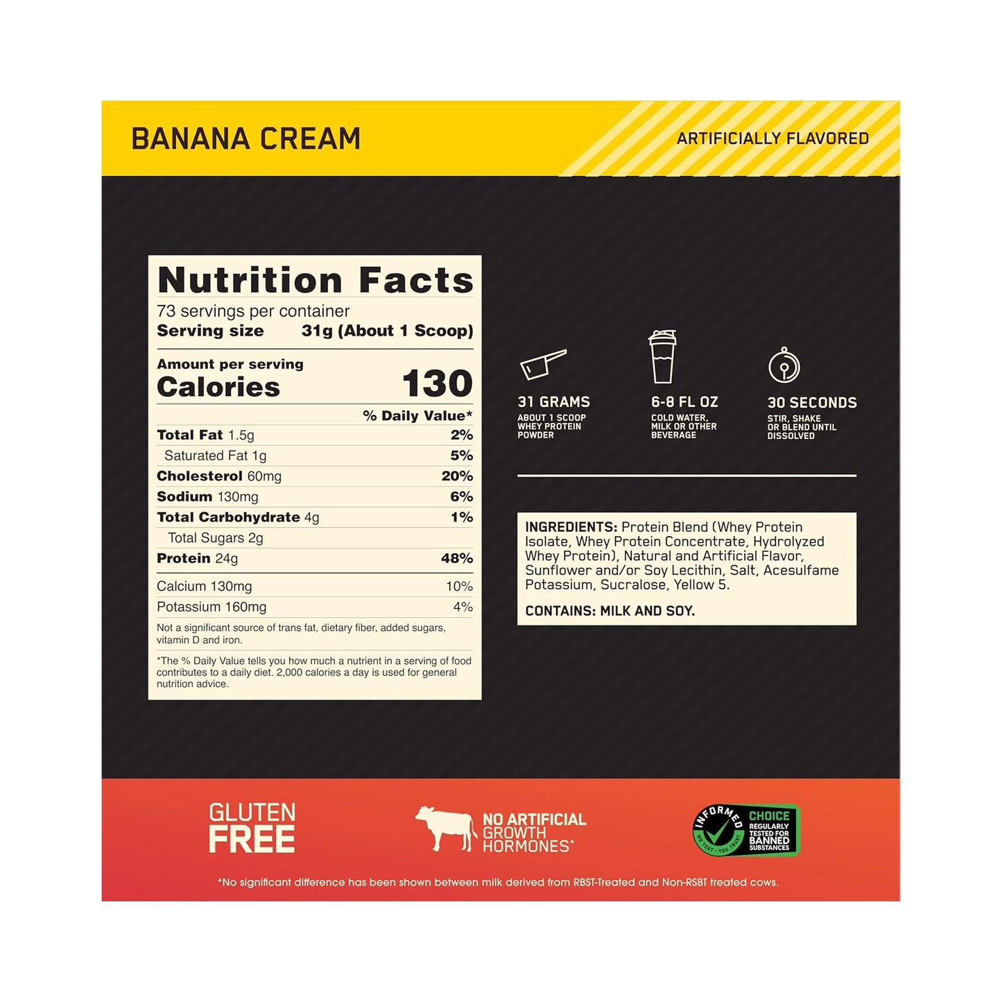 Proteina WHEY Gold Standar 5 Lbs by ON