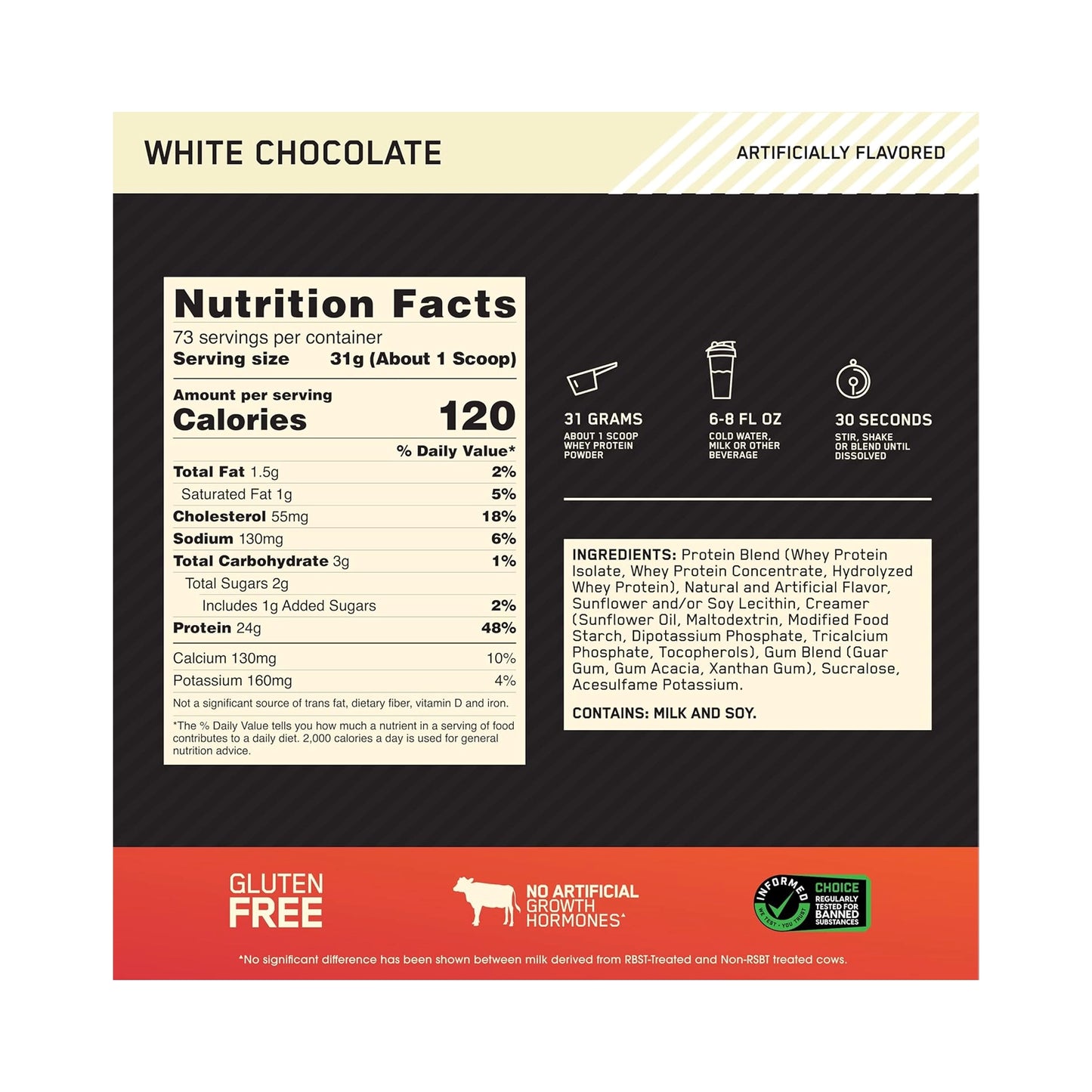 Proteina WHEY Gold Standar 5 Lbs by ON