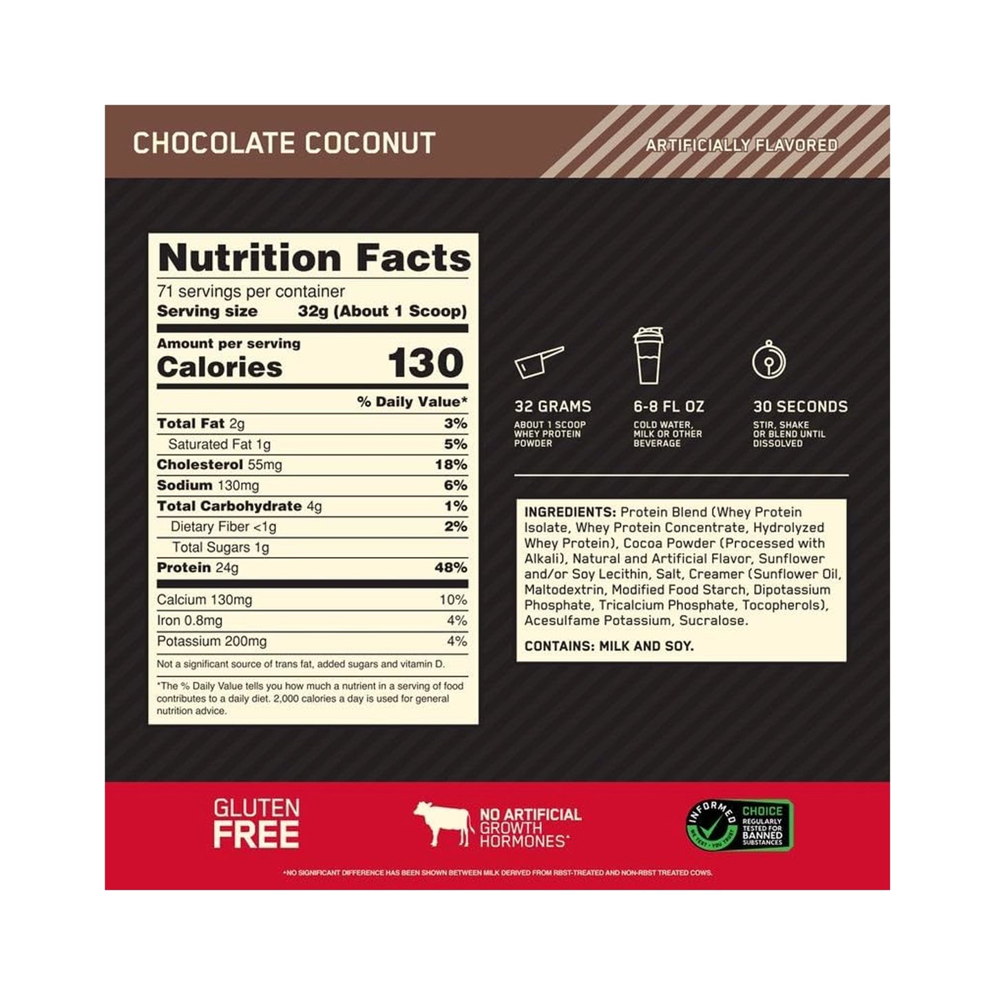 Proteina WHEY Gold Standar 5 Lbs by ON