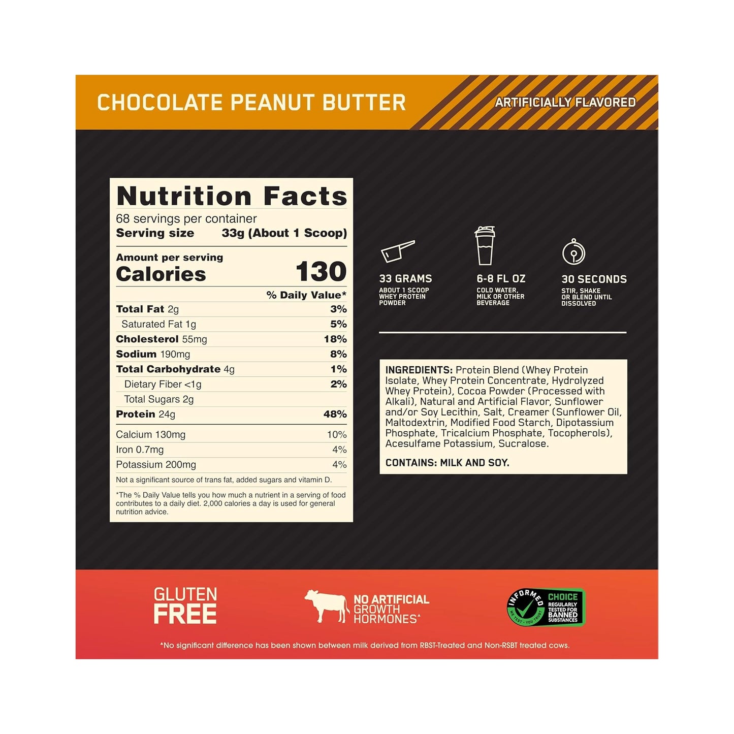Proteina WHEY Gold Standar 5 Lbs by ON