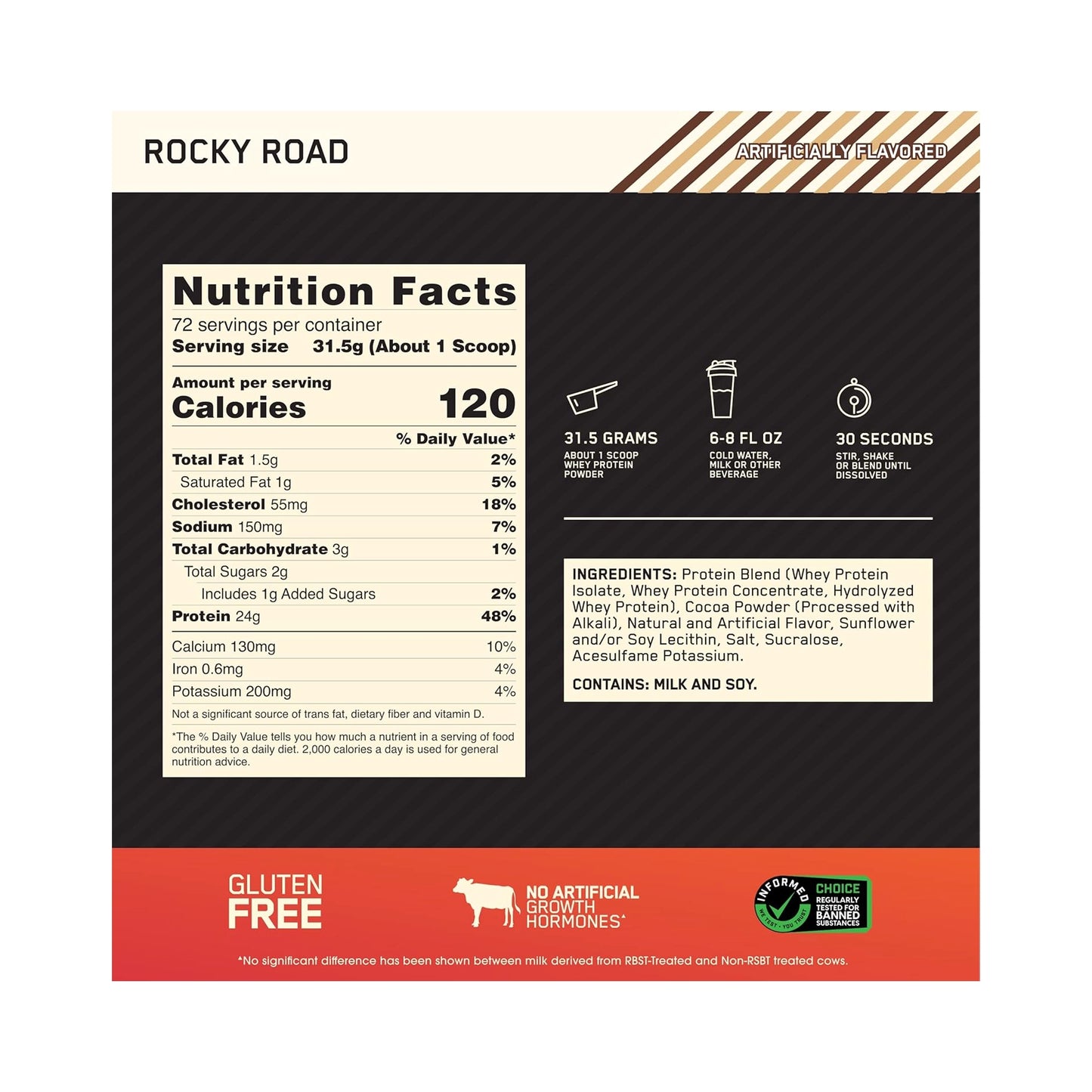 Proteina WHEY Gold Standar 5 Lbs by ON