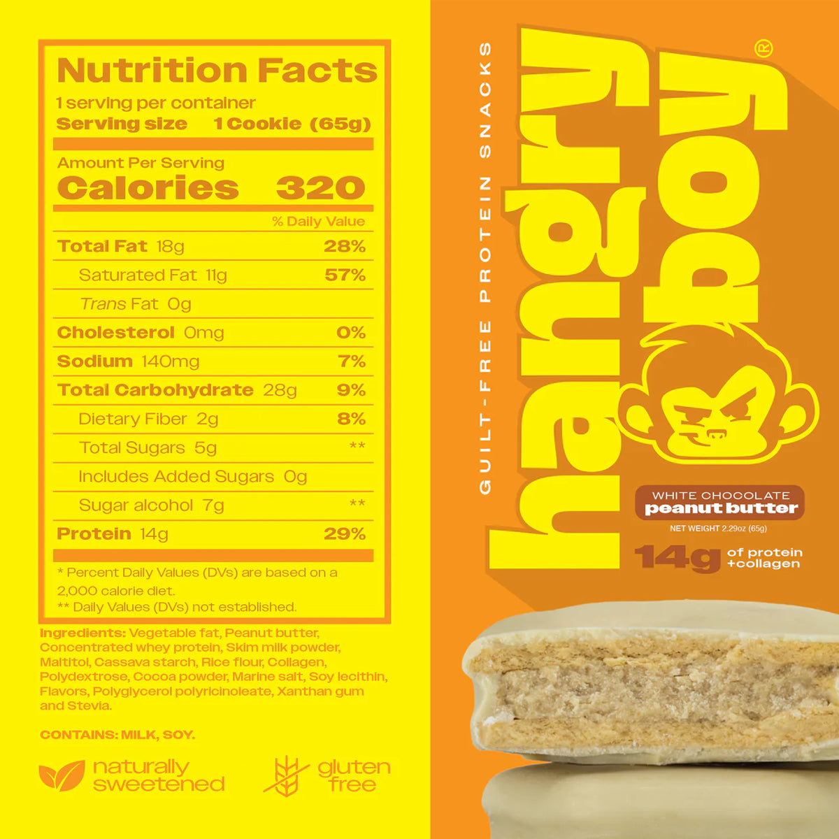 12 Pack Galleta de Proteína by HANGRYBOY
