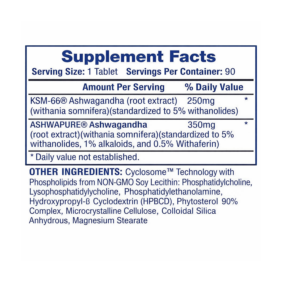 Ashwagandha 600mg KSM-66 by HTP