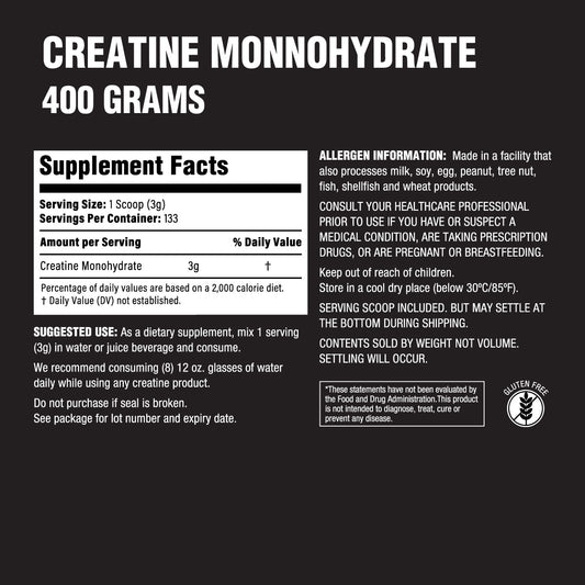 Creatina Monohidratada Grado Farmaceútico by INNER ARMOUR