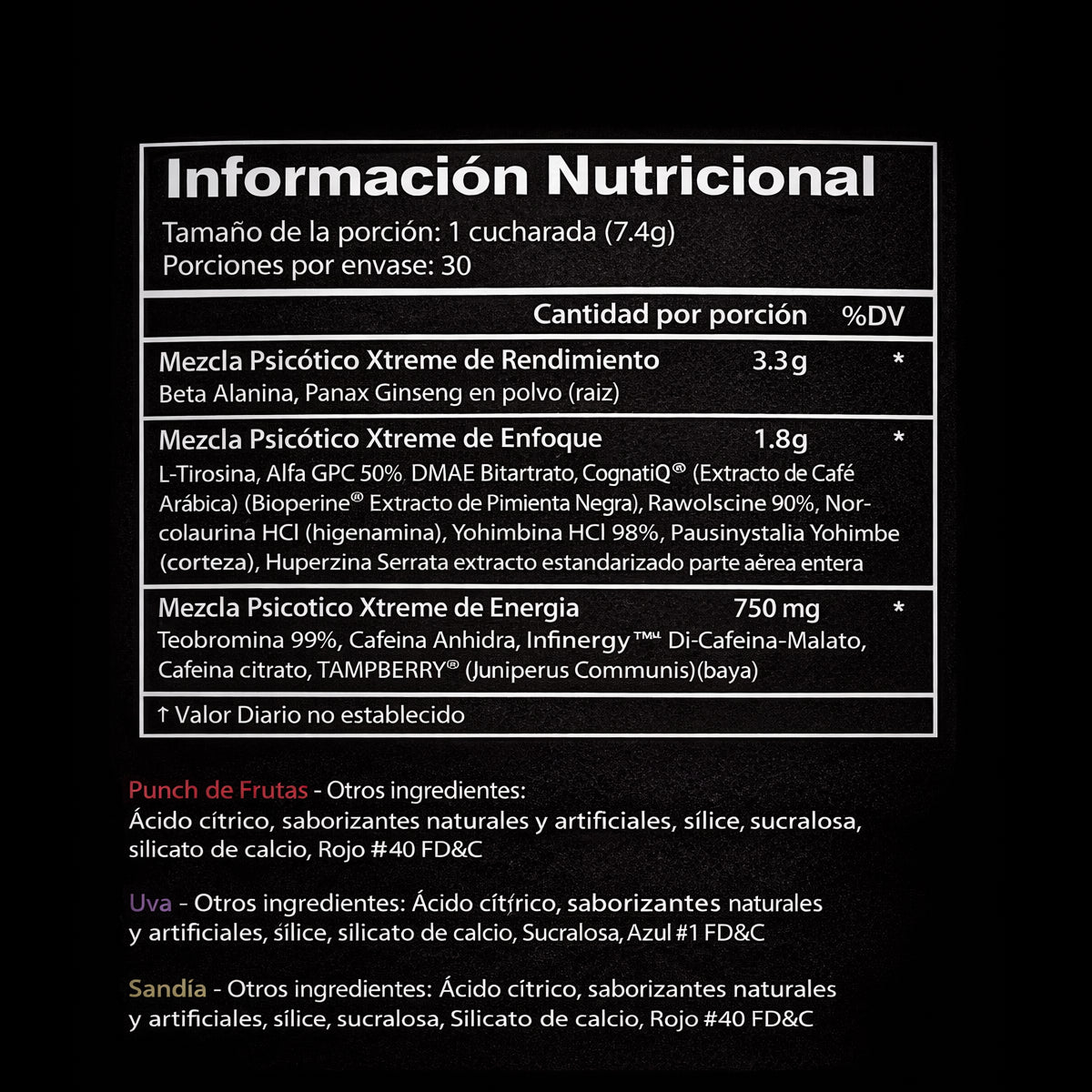 Psychotic Xtreme 30 Servicios by INSANE LABZ