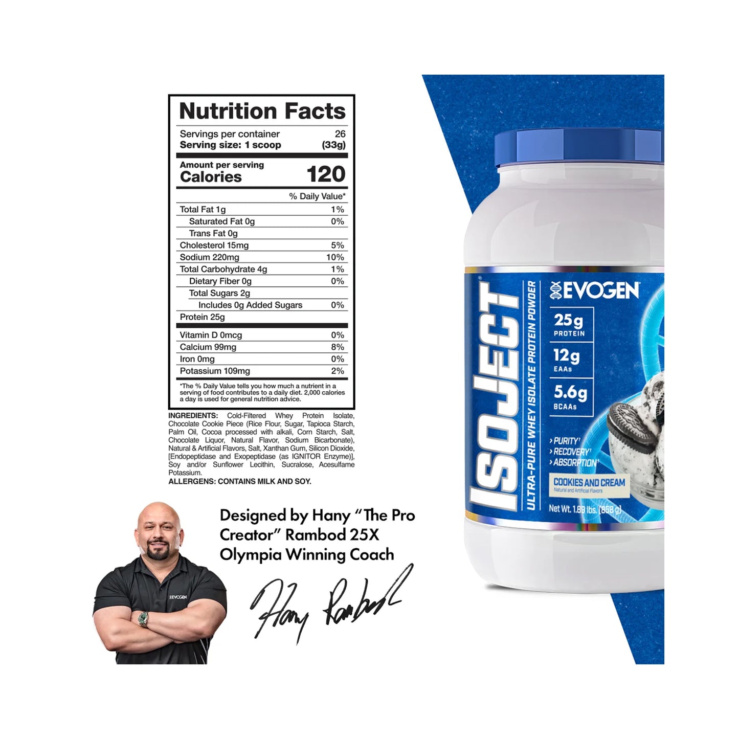 Isoject 2 LBS (aprox) by EVOGEN