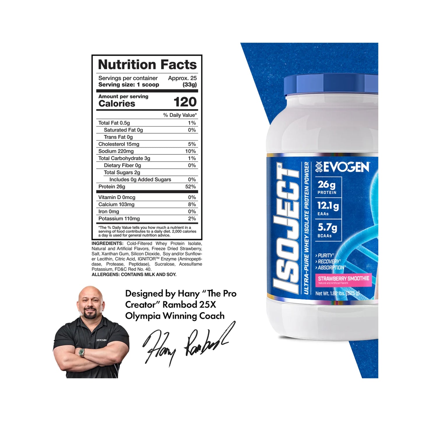 Isoject 2 LBS (aprox) by EVOGEN