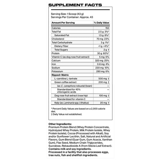 Proteina Nitrotech RIPPED 4 lbs by MUSCLETECH