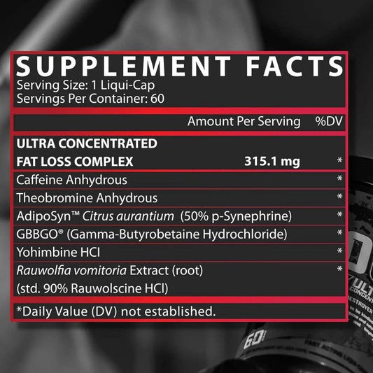 Lipo 6 Black ULTRA CONCENTRADO 60 Capsulas by NUTREX