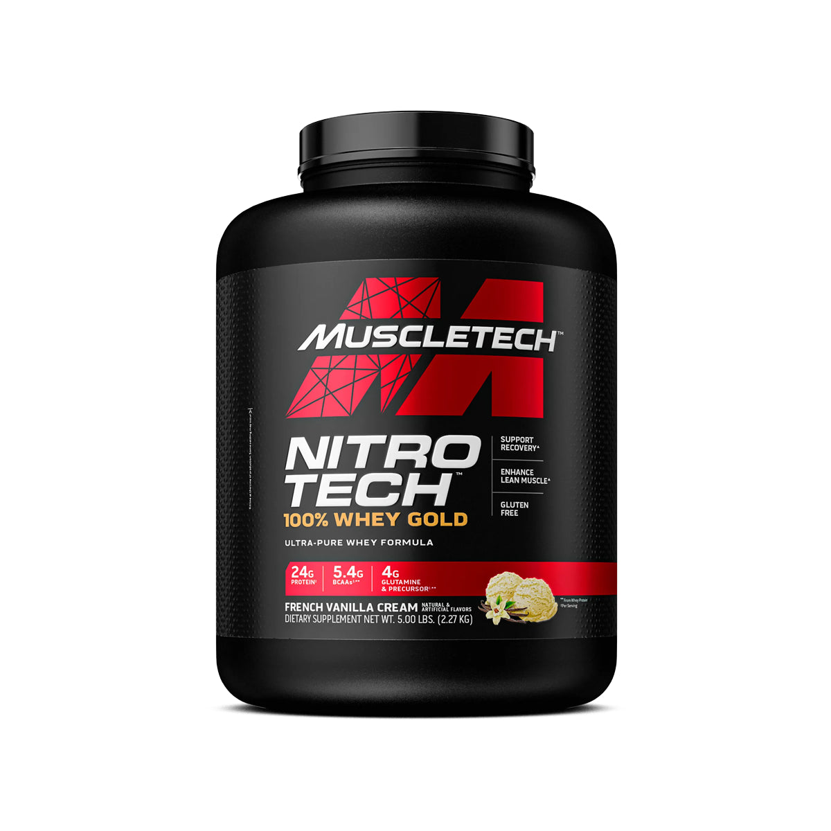 Proteina Nitrotech Whey Gold 5 LBS by MUSCLETECH