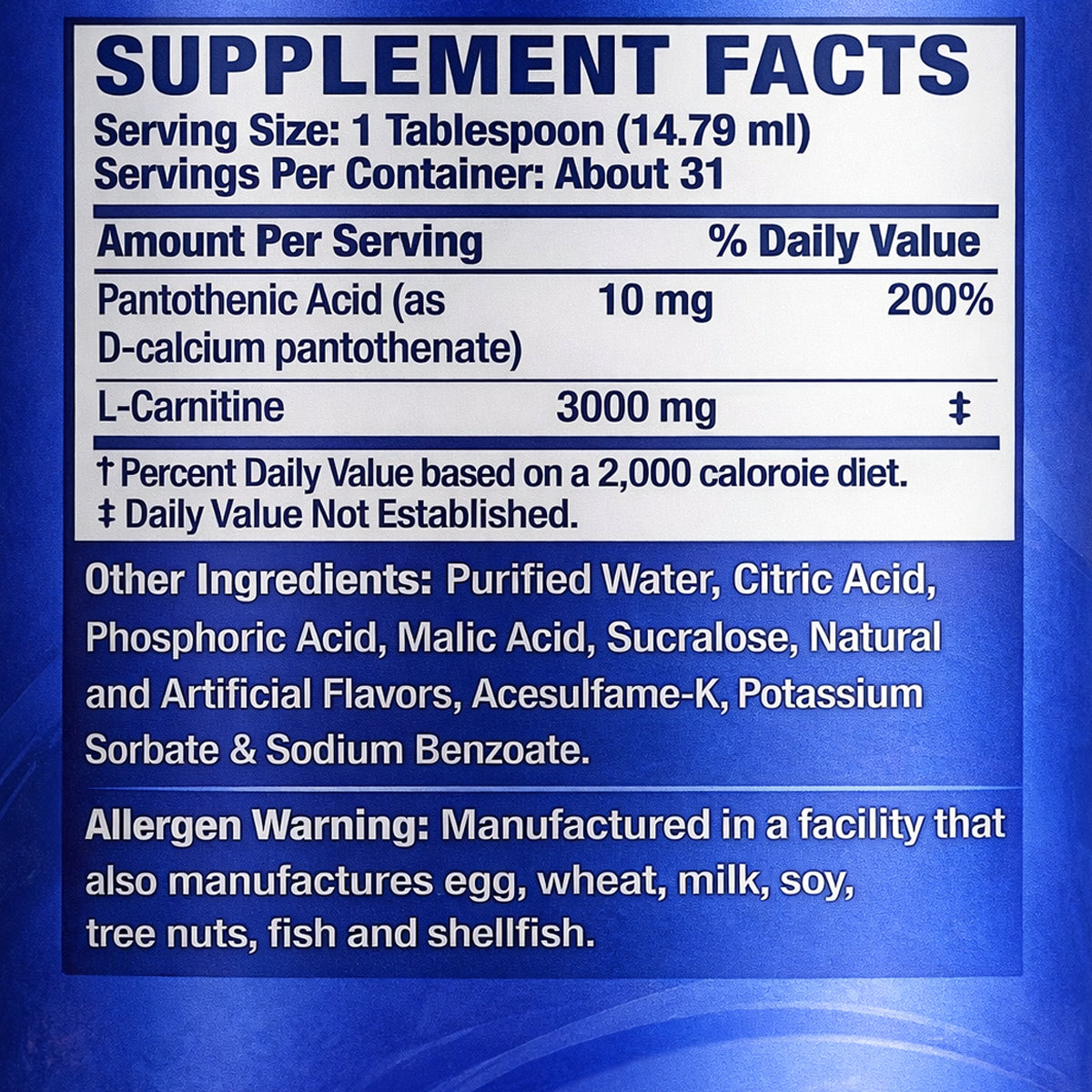 L-Carnitina XS 3000 by RONNIE COLEMAN