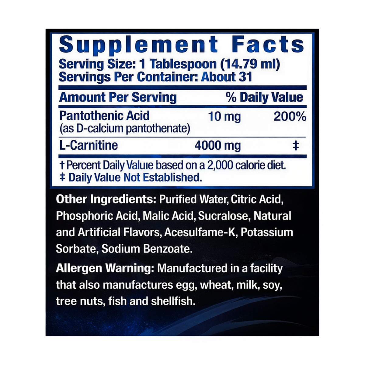 L-Carnitina XS 4000 by RONNIE COLEMAN