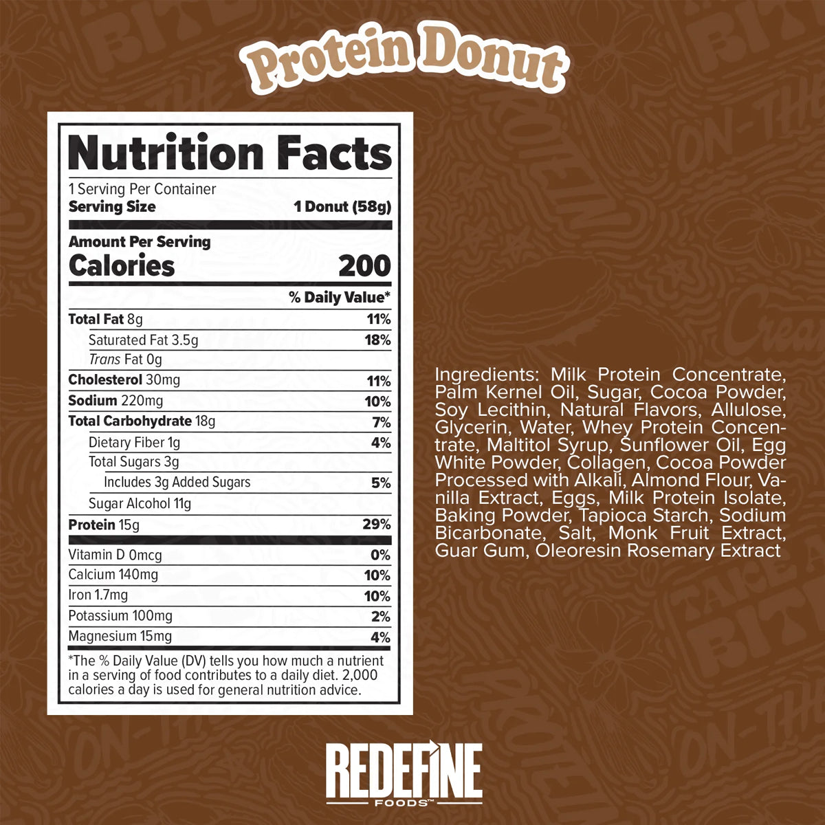 Dona de Proteína 15g by REDEFINE FOODS