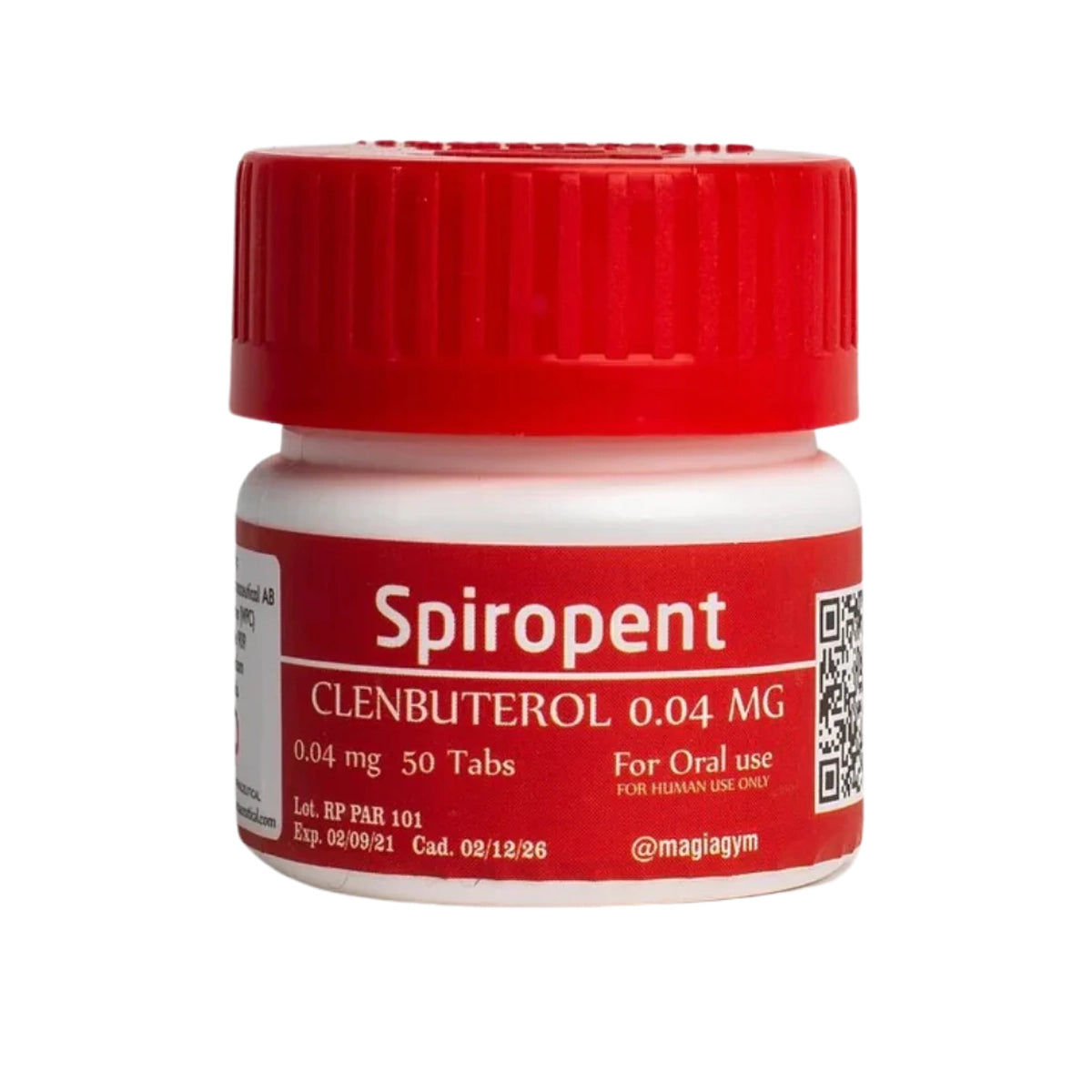 Spiropent CLENBUTERON 0.04mg 50 Tabs by ROTTERDAM