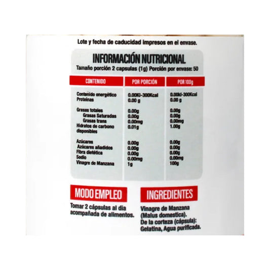 Vinagre de Manzana 500mg by SUPERLABS