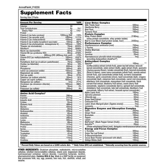 Animal PAK 44 Servicios by UNIVERSAL NUTRITIONS