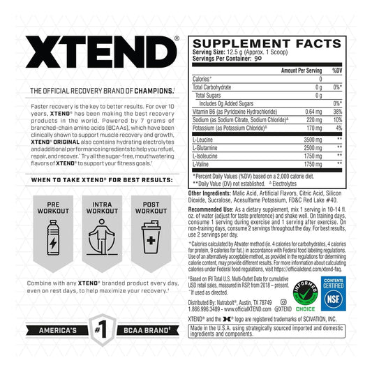 Aminoacidos XTEND 90 Servicios by SCIVACTION