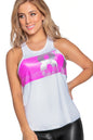 Blusa Deportiva Colombiana BLANCO/ROSA by BABALÚ