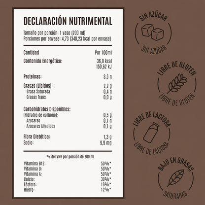 Bebida Vegetal Sabor Chocolate by BIRDMAN