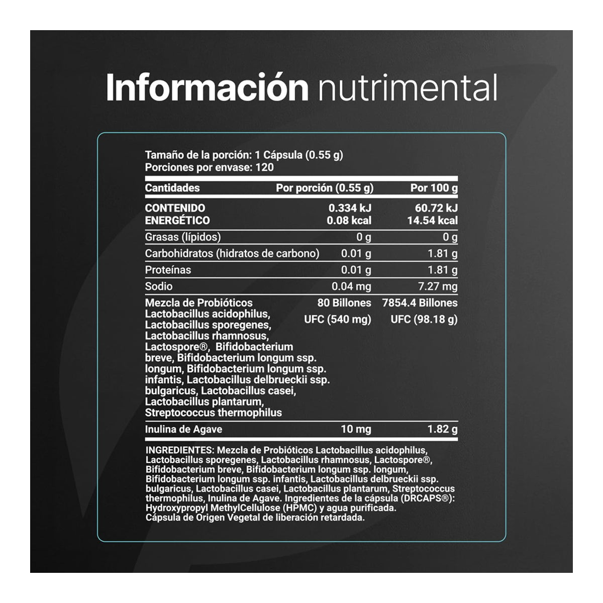 80 Billones de Probióticos Platinum by B LIFE