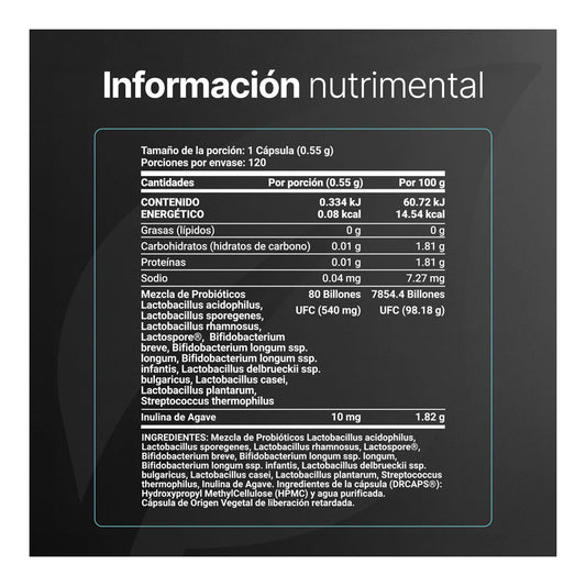 80 Billones de Probióticos Platinum by B LIFE