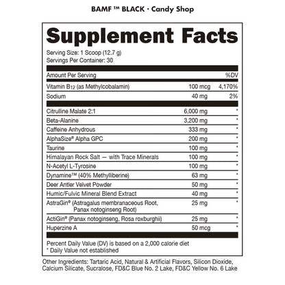 BAMF BLACK 30 Servicios by BUCKED UP