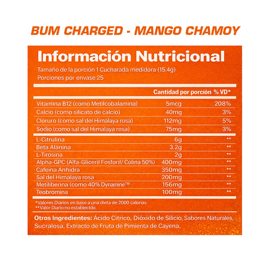CBUM Essential CHARGED 25 Servicios by RAW