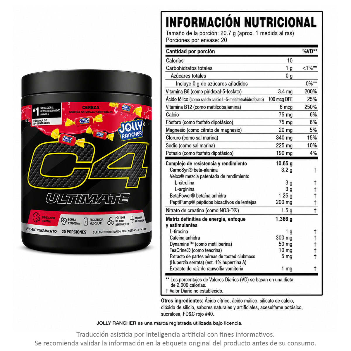 C4 Ultimate x Jolly Rancher by CELLUCOR