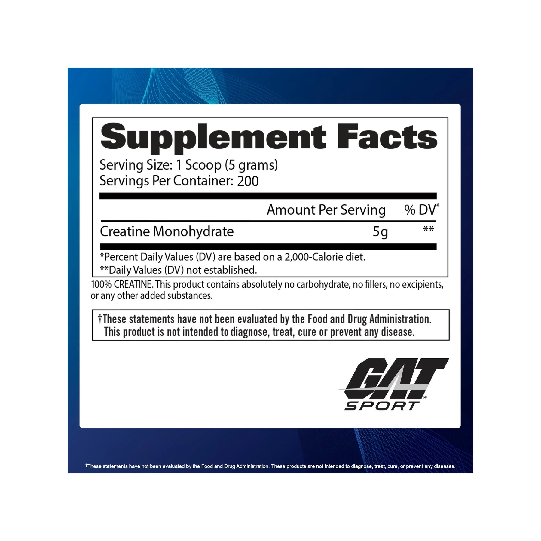 Creatina Monohidratada by GAT